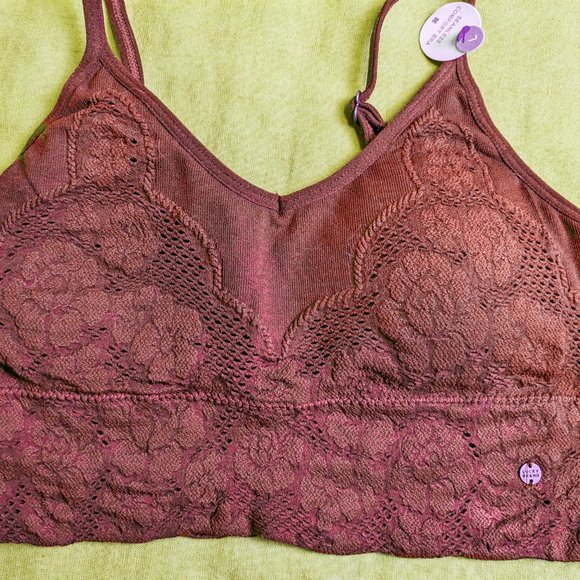 Lucky Brand Red Long Line Bra Size L - Picture 3 of 7